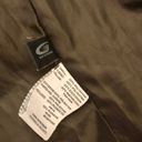 Nine West Quilted Down Puffer Jacket Funnel Neck Brown Large Photo 4