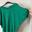 Trina Turk  Cold Shoulder Short Sleeve Sweater in Green Size Small Photo 4