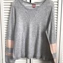 Daytrip Crewneck Sweatshirt with Satin Sleeves Medium Photo 0