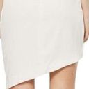 Elliatt  Asymmetric Satin White Cocktail Halter Dress Size Medium Photo 1