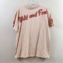 Orange Kiss  Wild and Free Skeleton Cowboy Tan/Orange T-Shirt Photo 4