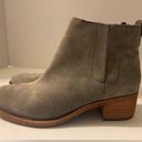 Kork-Ease  Mindo Grey Suede Leather Pull On Ankle Booties NWOT- 7M Photo 0