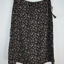 NWT Y2K black & white ditsy floral midi skirt by Vintage Studio Junior's large Photo 0