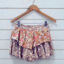 American Eagle  Outfitters Floral Ruffle Skort S Photo 1