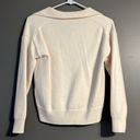 Wilfred Aritzia  Free 100% Merino Wool Collared Cream Pullover Sweater, Size S Photo 1