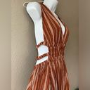 Harper NWT  STRIPE PLUNGING V-NEXK DRESS Photo 3