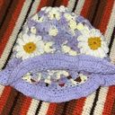 Daisy Hand Crochet  Puff Flower Bucket Hat Photo 0