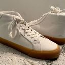 Madewell Sidewalk High Top Sneakers Canvas White Size 7.5 NEW Photo 0