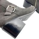 ALLSAINTS NIB  Jason Boot Charcoal Gray Suede Buckle Ankle Bootie Women’s Size 9 Photo 12