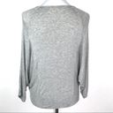 BCBGeneration  Heathered Gray 3/4 Sleeve Batwing Top XS Photo 2