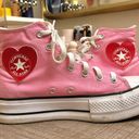 Converse Custom Pink Platform Photo 0