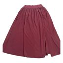 Halara Breezeful Maroon High Waisted Split Maxi Skirt w/ Liner Women’s size XL Photo 5