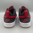 Nike Court Borough Low 2 Big Kids' Shoes/color Black/White/University Red Photo 7