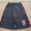 Colosseum Wisconsin Badger Grey Basketball Shorts Photo 0