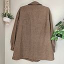 Lane Bryant  Brushed Faux-Wool Jacket Retro Houndstooth Plaid Size 16 Photo 9