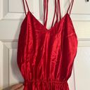 One Piece Large Red Fredricks Of Hollywood Lingerie Romper  Bodysuit Photo 4