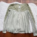 Kirra Olive Green Sweetheart Swing Lace Top XS Photo 1