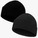 Amazon 2 Pack Beanies for Men Rib-Knit Hats for Women Spring Summer Autumn Winter Slou Photo 1