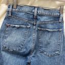 Alice + Olivia  Denim Distressed High Rise Skinny Jean Medium Wash Blue Womens 25 Photo 3