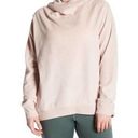 Z By Zella Feelin Fine Velour Hoodie Sweatshirt Pink Size Large Photo 0