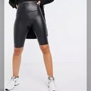 ALLSAINTS NWT All Saints Cora Black faux leather bike shorts size 8 Photo 0