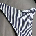 Lululemon Seersucker Skimpy Mid Rise Bottom NWT Size XL (Stripped White Blue) Photo 5