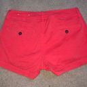 American Eagle Pink Khaki Shorts Photo 1