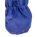 Polo  Ralph Lauren Blue Leather Pony Pouch Bucket Bag Photo 6