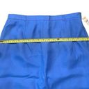 Talbots Linen Blend Women’s Blue Straight Skirts Size 12 Photo 4