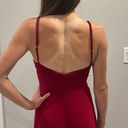 BCBGMAXAZRIA Red Beaded Gown Photo 6