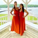 David's Bridal David’s Bridal Bridesmaid Dress. Burnt Orange. Sz 2. Photo 1