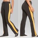 Wild Fable  Shimmer Glitter Stripe Athletic Retro Track Pants Sweatpants Large Photo 1