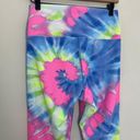 Beach Riot - Ayla Ribbed Blue Tie Dye Leggings Photo 5