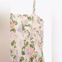 ZARA Floral Square Neck Mini Dress NWOT Size XS Sleeveless Spring Girly Photo 10