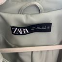 ZARA light green leather jacket Photo 4