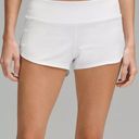 Lululemon White Speed Up Shorts 2.5 Photo 0