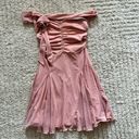 Cider pink rosette dress Photo 0