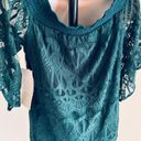 Society Girl  green lace top size Large Photo 4