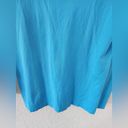 Zyia  Blue Performance Long Sleeve Hooded Shirt Size Small Photo 5