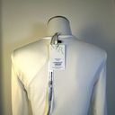 Mistress Rocks  Sexy Ruched Cropped Siren White Long Sleeve Top Size Small Photo 12