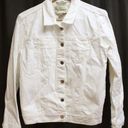 Pilcro and the Letterpress 🐸 (Anthropologie) White Denim Jacket - Size S Photo 0