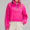 Lululemon Scuba Oversized Funnel Neck Half Zip Sonic Pink M/L Photo 0