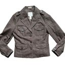 Ruff Hewn  Womens Size Medium Brown Blazer Jacket Photo 0