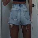 ZARA Distressed Denim Shorts Photo 3