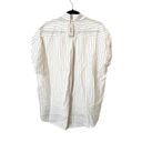 Jason Wu  Pinstriped Button Down Top NWT Sz 4 Photo 3