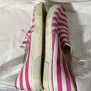 Jack Rogers  Pink & White Canvas Slip onsSize 8-VGUC Photo 4