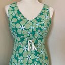 Patagonia Water Girl Green Floral Women’s Back Zip Mini Swim Dress Size 6 Photo 3