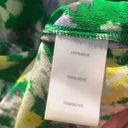 Rebecca Taylor  2 Silk Mini Dress XS Green Garden Floral Sleeveless Flutter Photo 11