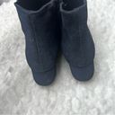 Harper Cordani Italy Women's  Boot Blue  Suede Denim Block Heel Bootie EUR 36 Photo 5