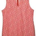 Krass&co Venezia Jeans Clothing  Dress Womens 16 Floral V Neck Sleeveless Tank Red Photo 0